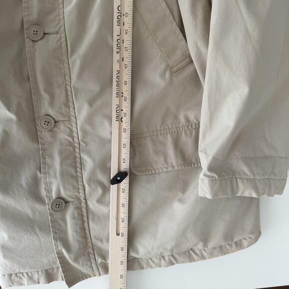 Ralph Lauren Coat Mens XL Beige Chore Barn Fleece Lined Utility Pocket Jacket - Picture 10 of 10